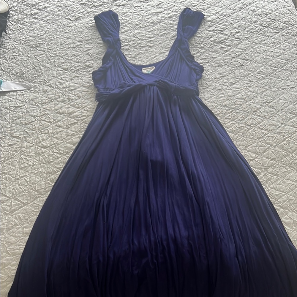 Elegant Navy Blue Women's Dress